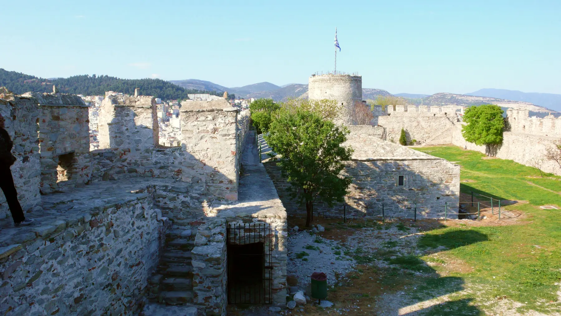 Die historische Festung von Kavala